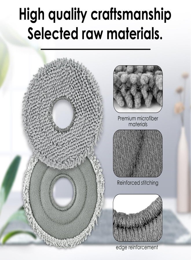 CHAIN PEAK (10 Pack) Mop Pads for Roborock QV 35A, QV 35S, Q Revo, Qrevo MaxV, Qrevo Pro, Qrevo S, Qrevo Master, Qrevo Slim, QRevo Curv/ S5X/ 5A1/ 5XC, Saros 10R, Qrevo Edge/ S5A, Saros Z70, Mop Pad Accessories - Image 4